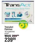 Dis-Chem TransAct Patches 10 x Patches offer