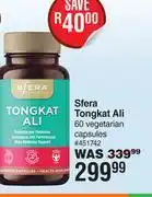 Dis-Chem Safera Tongkat Ali-60 Vegetarian Capsules offer