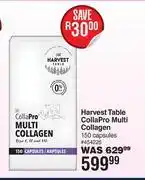 Dis-Chem Harvest Table CollaPro Multi Collagen-150 Capsules offer