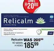 Dis-Chem Relicalm-40 Tablets offer