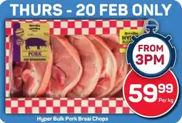 Pick n Pay Hyper Bulk Pork Braai Chops offer