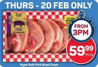 Pick n Pay Hyper Bulk Pork Braai Chops offer