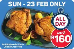 Pick n Pay PnP Rotisserie Whole Chicken Assorted offer