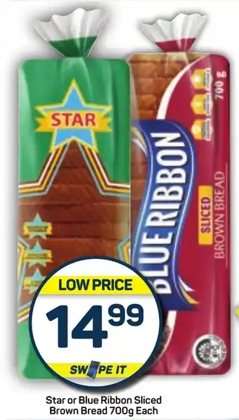 Pick n Pay Star or Blue Ribbon Sliced Brown Bread offer