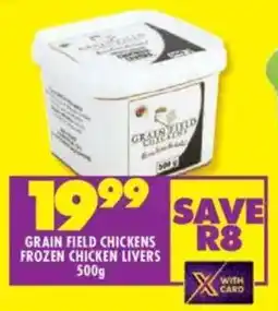 Shoprite Grain field chickens frozen chicken livers offer