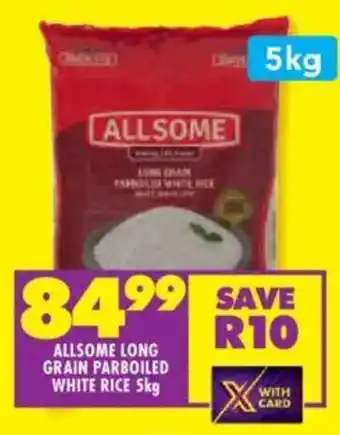 Shoprite Allsome long grain parboiled white rice offer