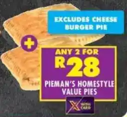 Shoprite Pieman's homestyle value pies offer