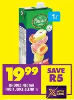 Shoprite Rhodes nectar fruit juice blend offer