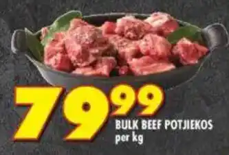 Shoprite Bulk beef potjiekos offer