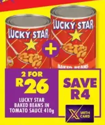 Shoprite Lucky star baked beans in tomato sauce offer