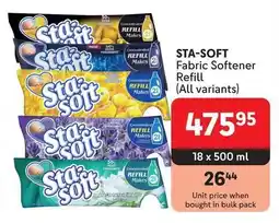 Makro STA-SOFT Fabric Softener Refill offer