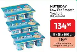 Makro NUTRIDAY Low Fat Smooth Yoghurt offer