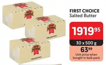 Makro FIRST CHOICE Salted Butter offer