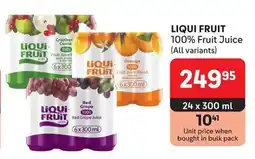 Makro LIQUI FRUIT 100% Fruit Juice offer