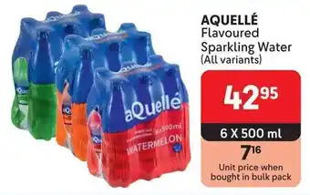 Makro AQUELLÉ Flavoured Sparkling Water offer