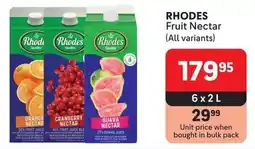 Makro RHODES Fruit Nectar offer