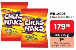 Makro WILLARDS Cheasnaks Baler offer