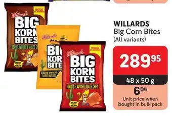 Makro WILLARDS Big Corn Bites offer