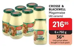 Makro CROSSE & BLACKWELL Mayonnaise offer