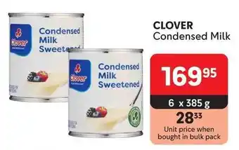 Makro CLOVER Condensed Milk offer