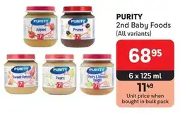 Makro PURITY 2nd Baby Foods offer