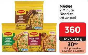 Makro MAGGI 2 Minute Noodles offer