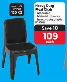 Makro Heavy Duty Flexi Chair offer