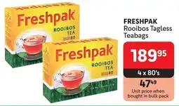 Makro FRESHPAK Rooibos Tagless Teabags offer