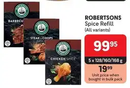 Makro ROBERTSONS Spice Refill offer