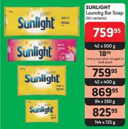 Makro SUNLIGHT Laundry Bar Soap offer