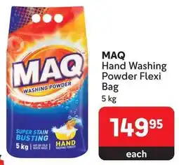 Makro MAQ Hand Washing Powder Flexi Bag offer