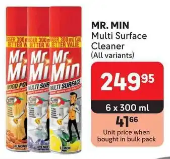 Makro MR. MIN Multi Surface Cleaner offer