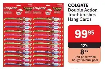 Makro COLGATE Double Action Toothbrushes Hang Cards offer