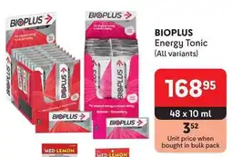 Makro BIOPLUS Energy Tonic offer