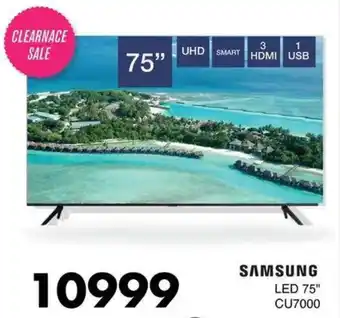 Save SAMSUNG LED 75" CU7000 offer