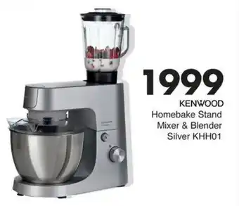 Save KENWOOD Homebake Stand Mixer & Blender Silver offer