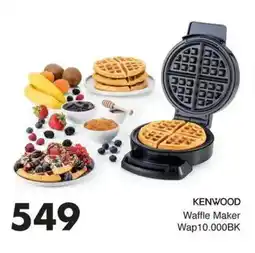 Save KENWOOD Waffle Maker Wap10.000BK offer