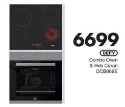 Save DEFY Combo Oven & Hob Ceran DCB866E offer