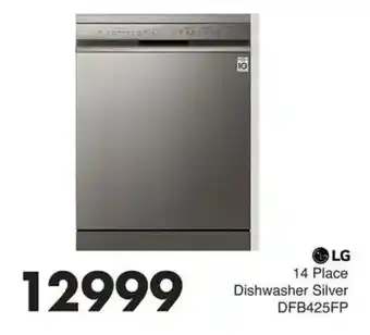 Save LG 14 Place Dishwasher Silver DFB425FP offer