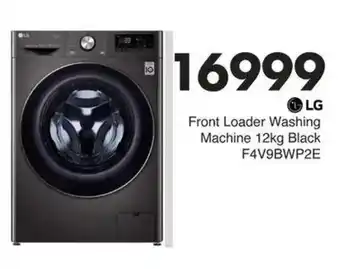 Save LG Front Loader Washing Machine Black offer