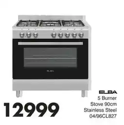 Save ELBA 5 Burner Stove Stainless Steel offer