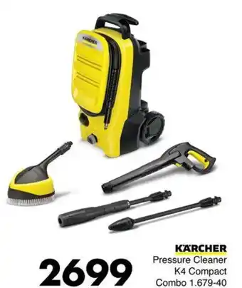 Save KARCHER Pressure Cleaner K4 Compact Combo offer