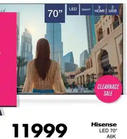 Save Hisense LED 70" A6K offer