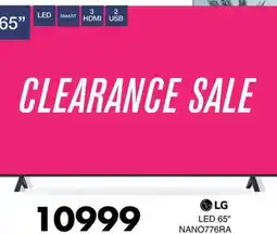 Save LG LED 65" NANO776RA offer