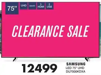 Save SAMSUNG LED 75" UHD DU7000KDXA offer