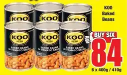 Boxer KOO Baked Beans offer