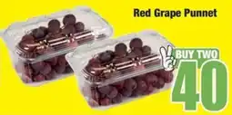 Boxer Red Grape Punnet offer