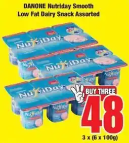 Boxer DANONE Nutriday Smooth Low Fat Dairy Snack Assorted offer