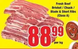 Boxer Fresh Beef Brisket/ Chuck/ Blade & Short Ribs (Class A) offer