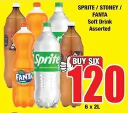 Boxer SPRITE/ STONEY/ FANTA Soft Drink Assorted offer